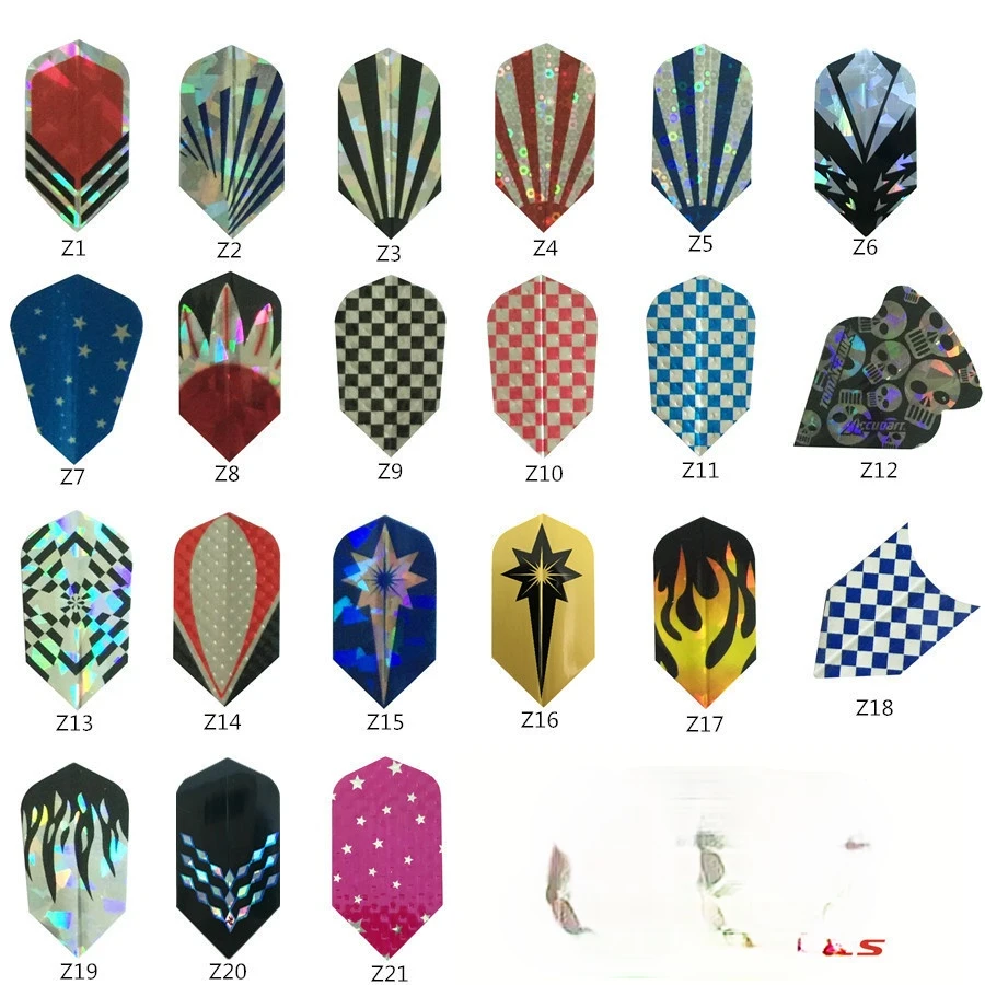 

Professional Steel Tip Dart Wing Dart Leaf Aluminum Foil Dart Wing Tail Laser Soft Tip Dart Leaf 15 Pieces Can Be Freely Matched