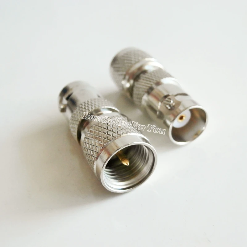 1 шт. коннектор Mini UHF MINIUHF штекер к BNC гнездо прямой RF коаксиальный адаптер
