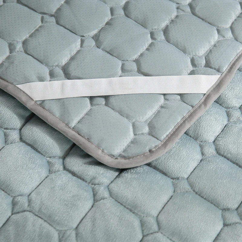 Фланелевый чехол на Матрас 100% года полноразмерный нескользящий мягкий удобный