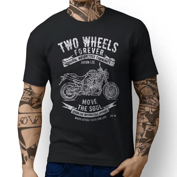 

Yamaha MT-01 Inspired Motorcycle Art Design T-shirts Mens Round Neck Cotton Fashion Cool Tops Cotton T Shirts