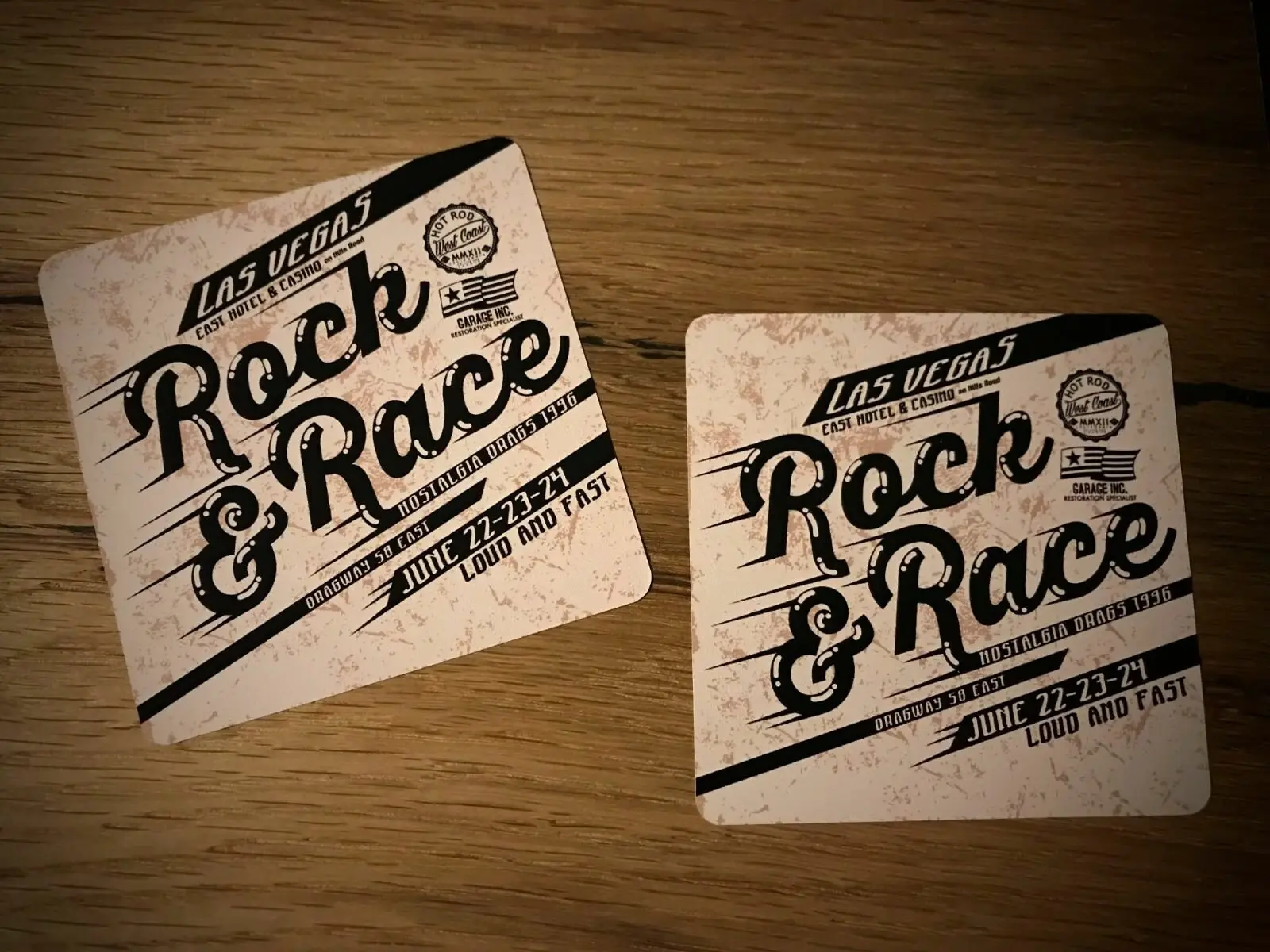 

Rock Race Sticker Airfield Race Racing Meet Burnout Party Retro # 173