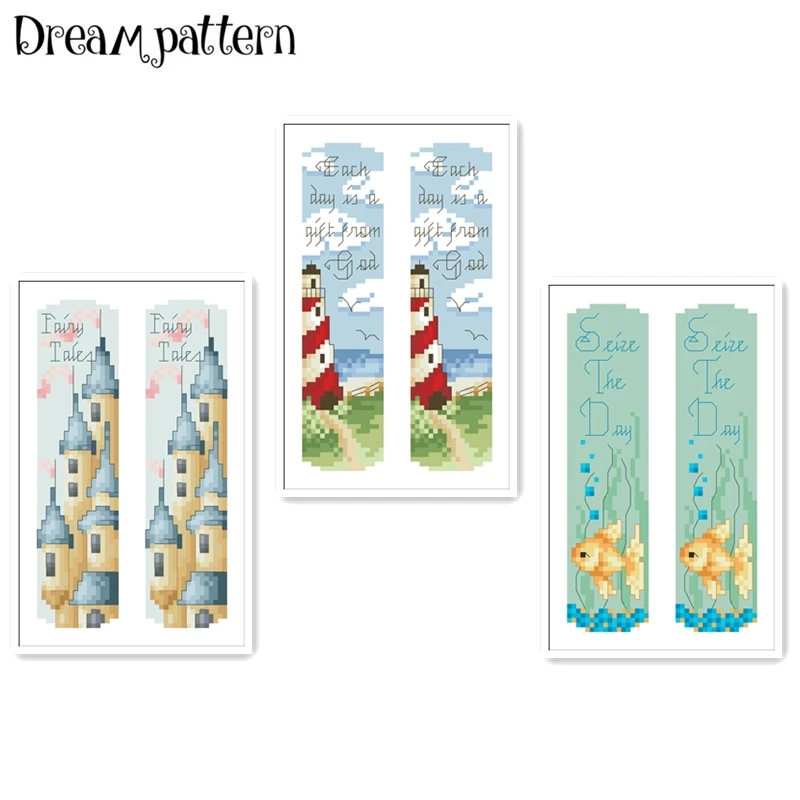 

Tiger dogs patterns on both sides bookmarks cross stitch kit counted 18ct 14ct Plastic Fabric needlework embroidery Craft kit