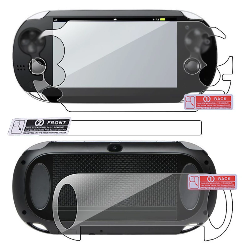 

HD Screen Protector for Sony PS Vita for PSV Game Player Film Accessories Screen Protection Pad Front and Back Cover
