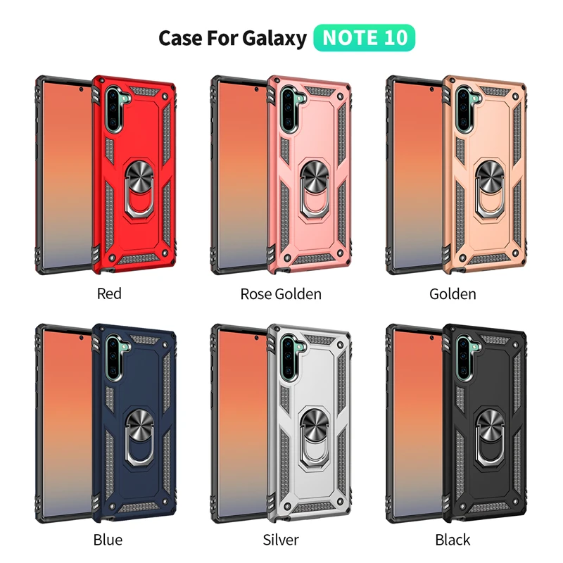 Роскошный автомобильный чехол с кольцом держателем для Samsung A10 A20 A30 A40 A50 A70 A80 M30 A6 A7