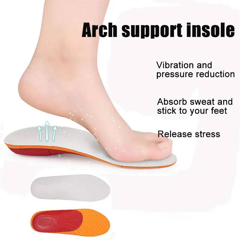 Sports arch insole support protection arch leisure full cushion unisex shock absorption and breathable high arch support insole