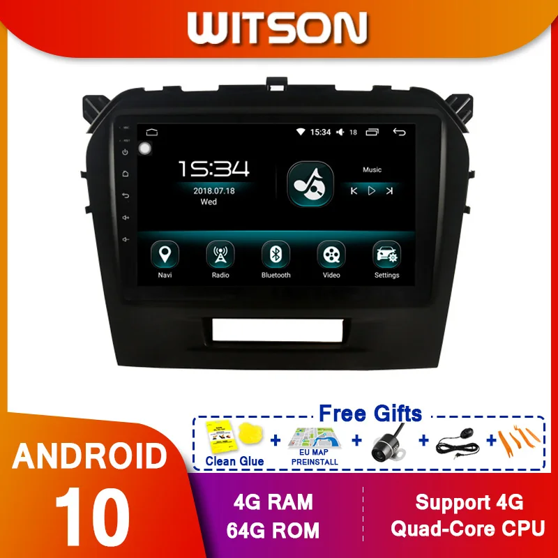 WITSON 9 &quotFULL HD сенсорный экран Android 10 0 Восьмиядерный Автомобильный GPS