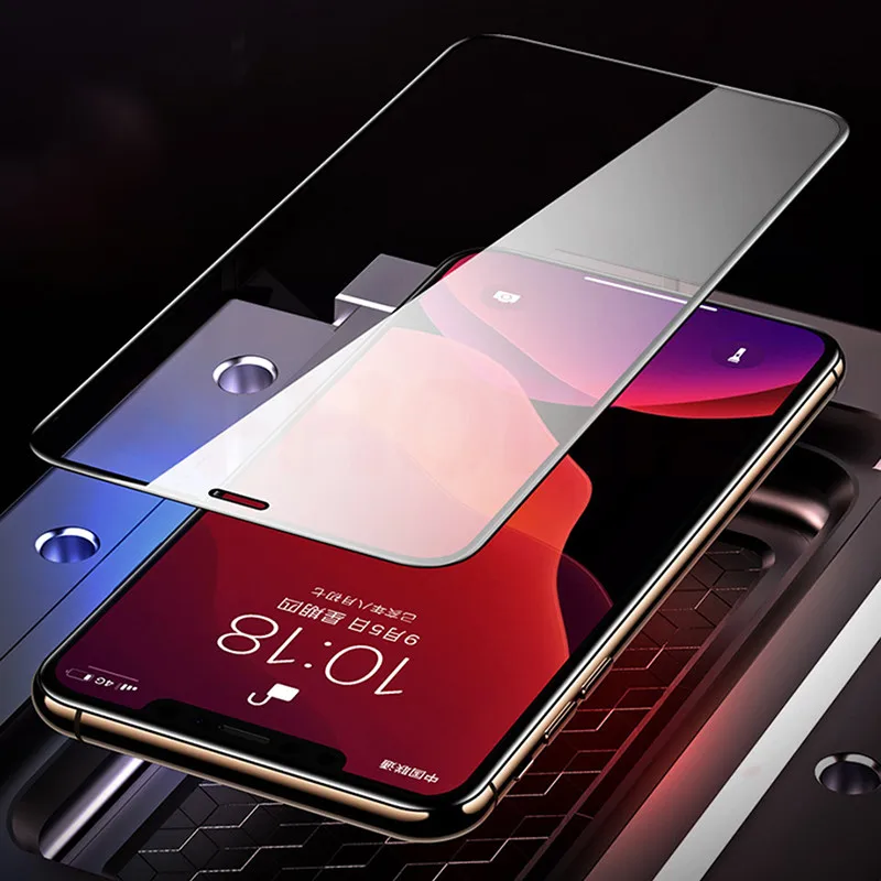 

3000D Full Cover Protective Glass on The For iPhone 11 12 Screen Protector For iPhone 11 12 Pro X XR XS Max 6 7 8 Plus SE Glass
