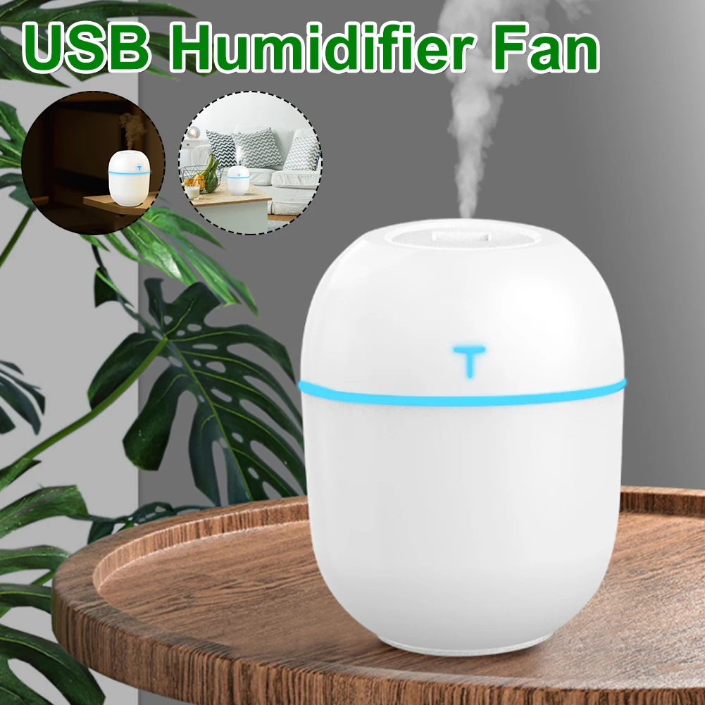 

Air Humidifier Mini Ultrasonic USB Essential Oil Diffuser Car Purifier Aroma Anion Mist Maker For Home Car With LED Lamp