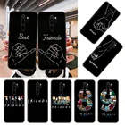 Чехол для телефона Xiaomi Redmi Note 8, 8T, 7, 7A, 9, 9A, 9S, 8A, 4, 5, 6 Pro, черный чехол-бампер, 3D Чехол, модный силиконовый чехол Best Friends