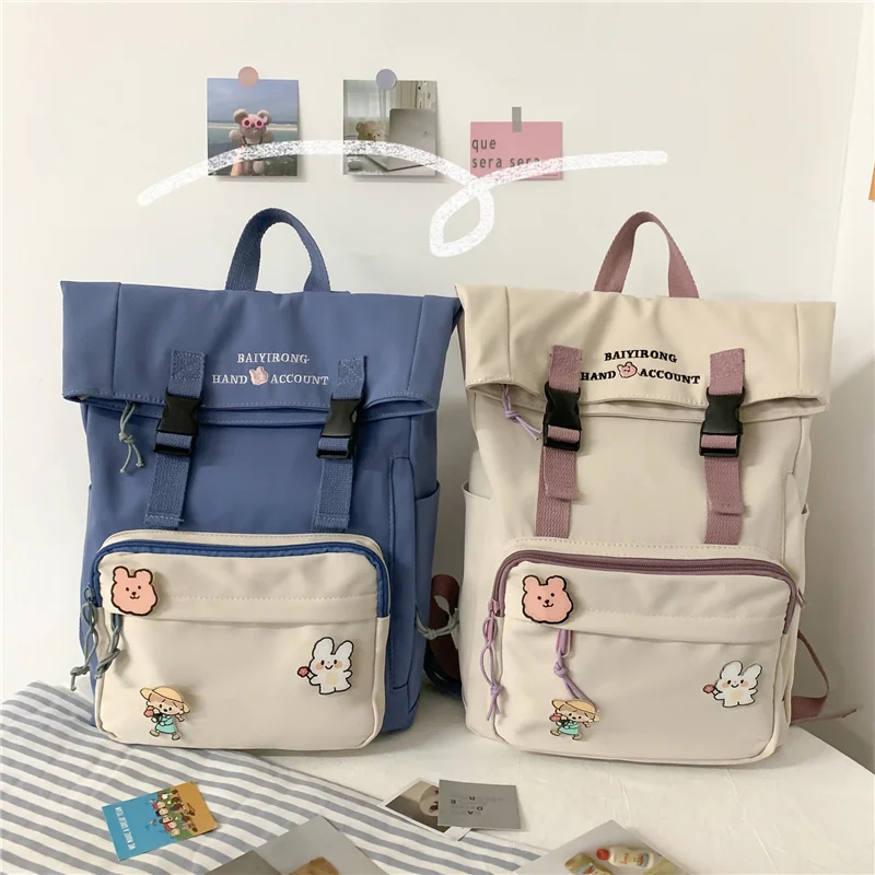 Милые школьные ранцы для девушек японский рюкзак в стиле Ins новая дамская сумка