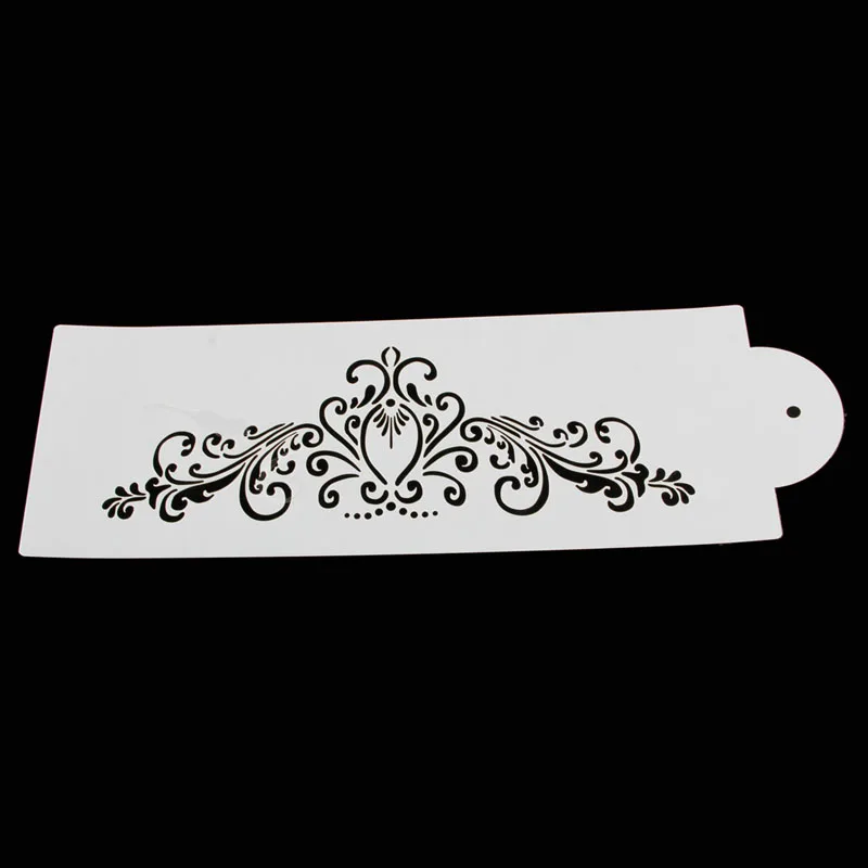 

Lace Flower Cake Fondant Cookie Side Baking Stencil Wedding Decorating DIY Tools 95AA