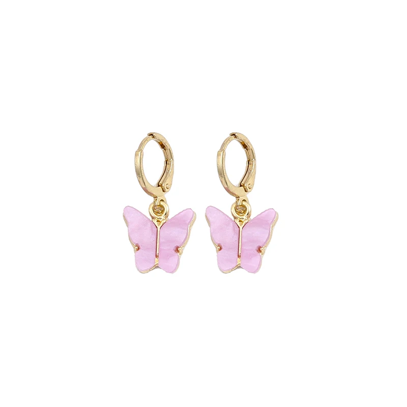 

Spring Butterfly Earrings 2021 New Trendy Korean Graceful Online Influencer Earrings Ear Studs Ear Clip without Pierced Ear Ring