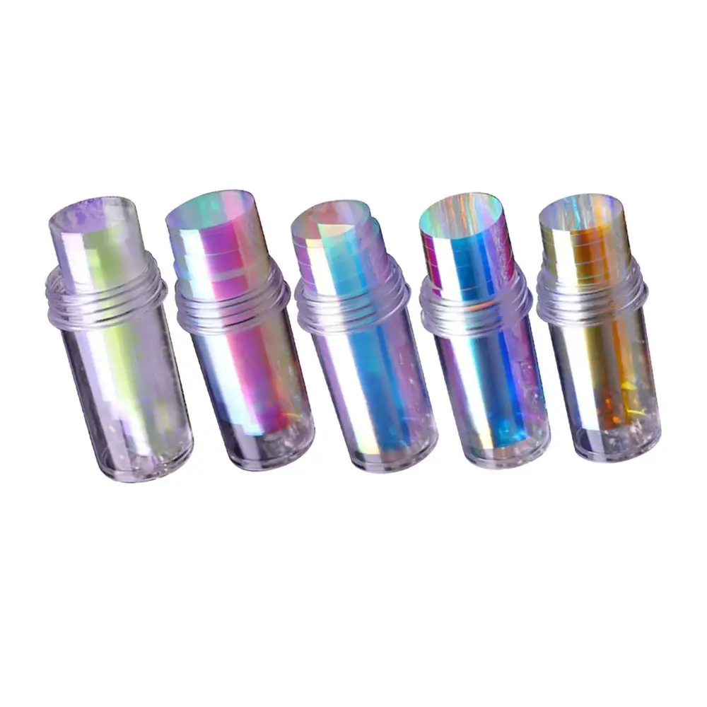 Фольга для ногтей Aurora Glass Nail Art Marble голографическая целлофановая бумага наклейка