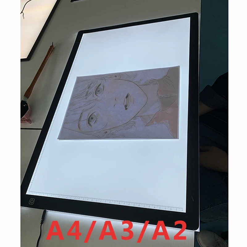 A4/A3/A2 Drawing tablet wacom Digital Graphic Tablet LED Diamond Painting Light Pad Board Portable Board for X-ray film viewer