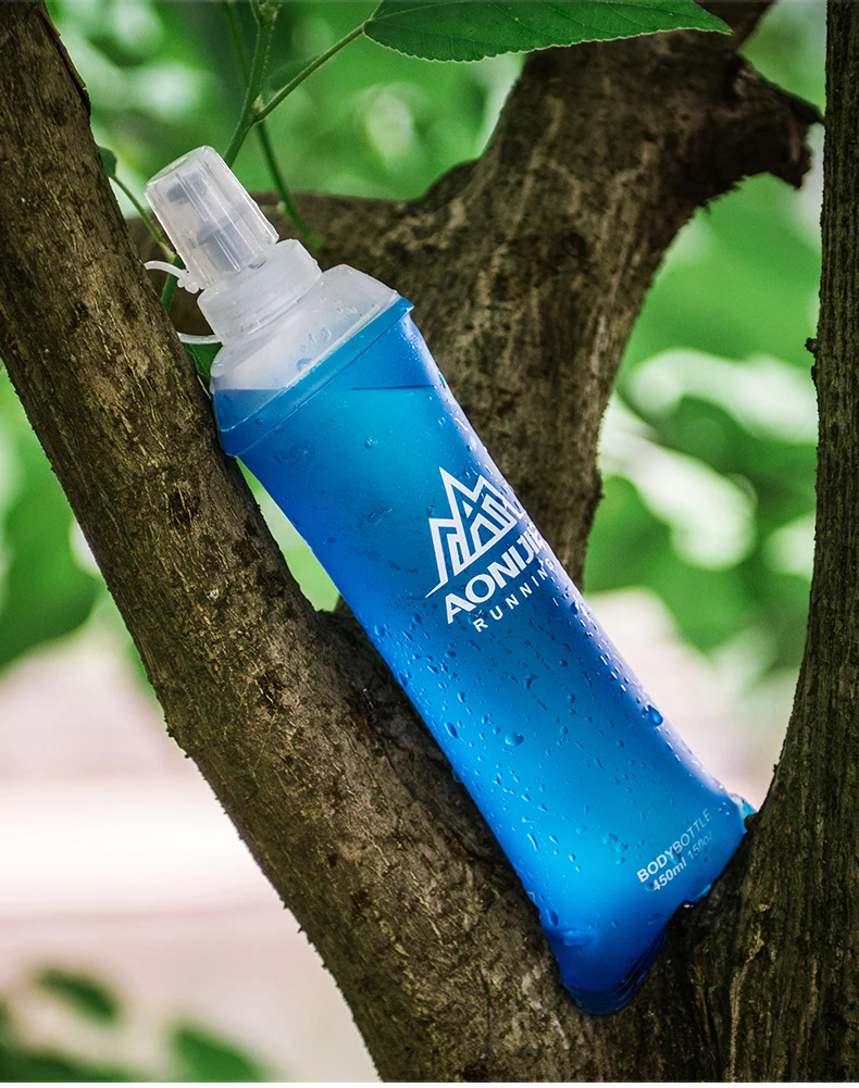AONIJIE, 450 мл, мягкая колба для воды, складная, ТПУ, BPA бесплатно, для бега, гидратация, поясная сумка, жилет, марафон, SD19 R450