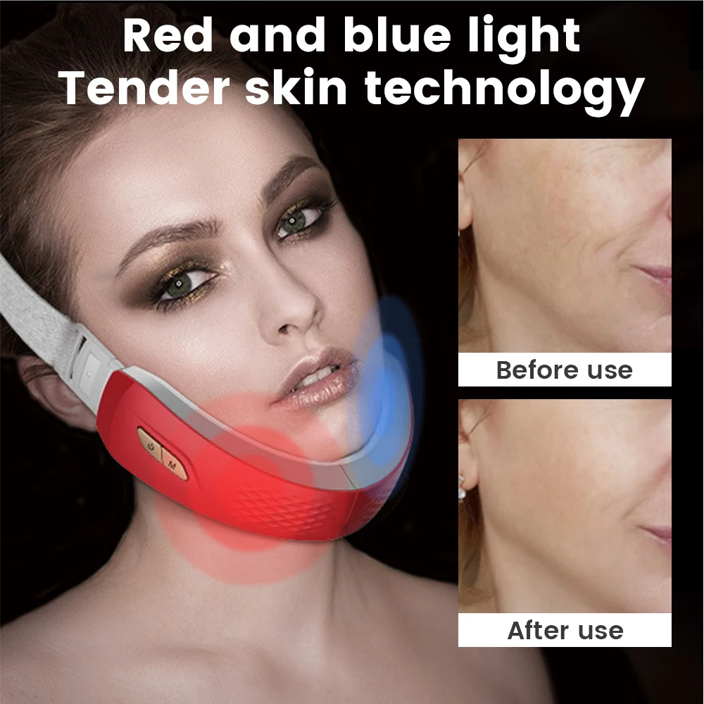 Светодиодный Массажер для кожи лица Инструменты ухода за глазами вибрирующий