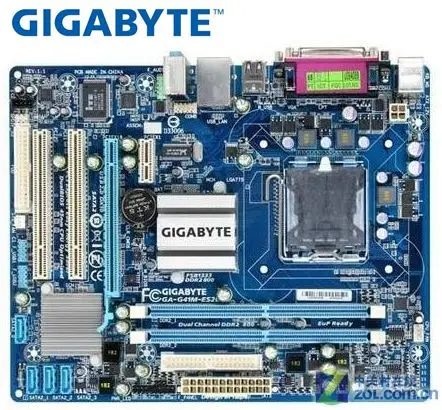 Оригинальная Материнская плата Gigabyte DDR2 LGA 775 б/у для настольных ПК материнская VGA