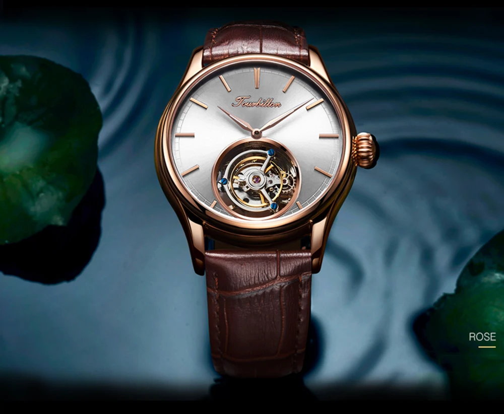 Tourbillon часы GUANQIN на механический сапфир для мужчин s часы лучший бренд класса люкс часы для мужчин Relogio Masculino