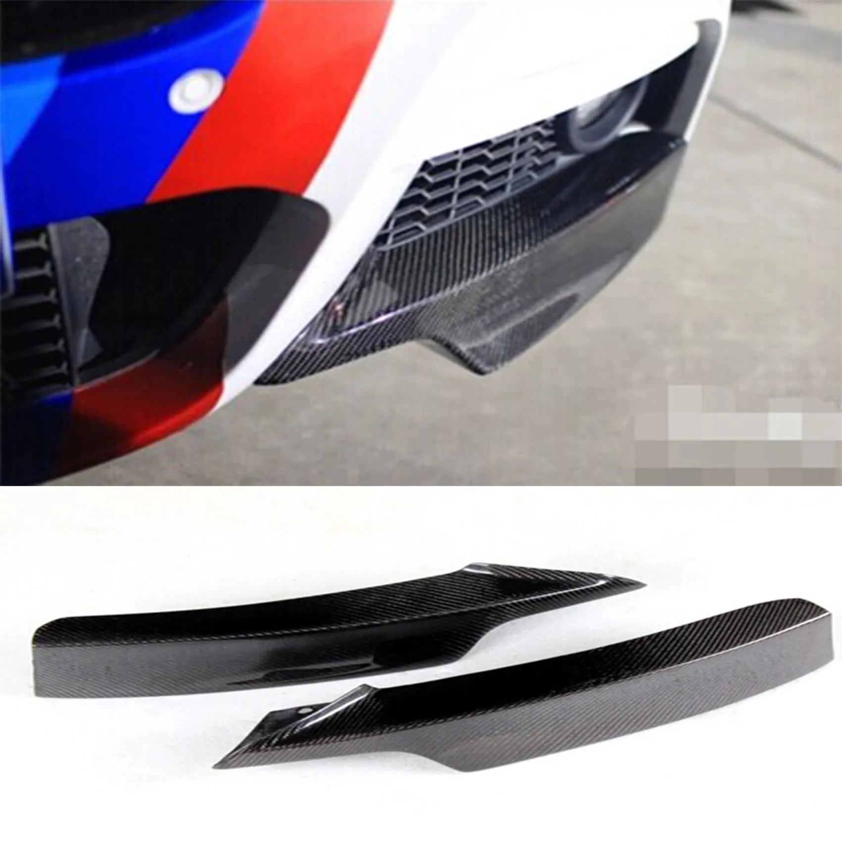

F30 M-Sport сплиттер переднего бампера из углеродного волокна, фартуки для резки, подходят для BMW 3 серии 2014-2015