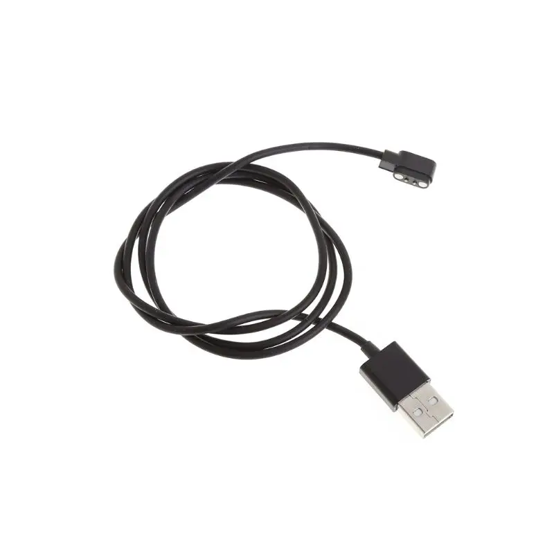 Magnetic Charge Charging Cable For Smart Watch with Magnetics Plug 2 Pins Distances 4mm Black Novel Power Charger Cables | Электроника