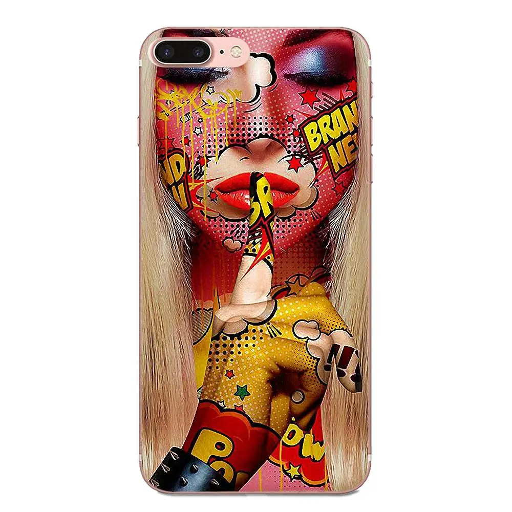 Artistic Colorful Girl Classic Print Phone Case For Galaxy Grand A3 A5 A7 A8 A9 A9S On5 On7 Plus Pro Star 2015 2016 2017 2018 | Мобильные