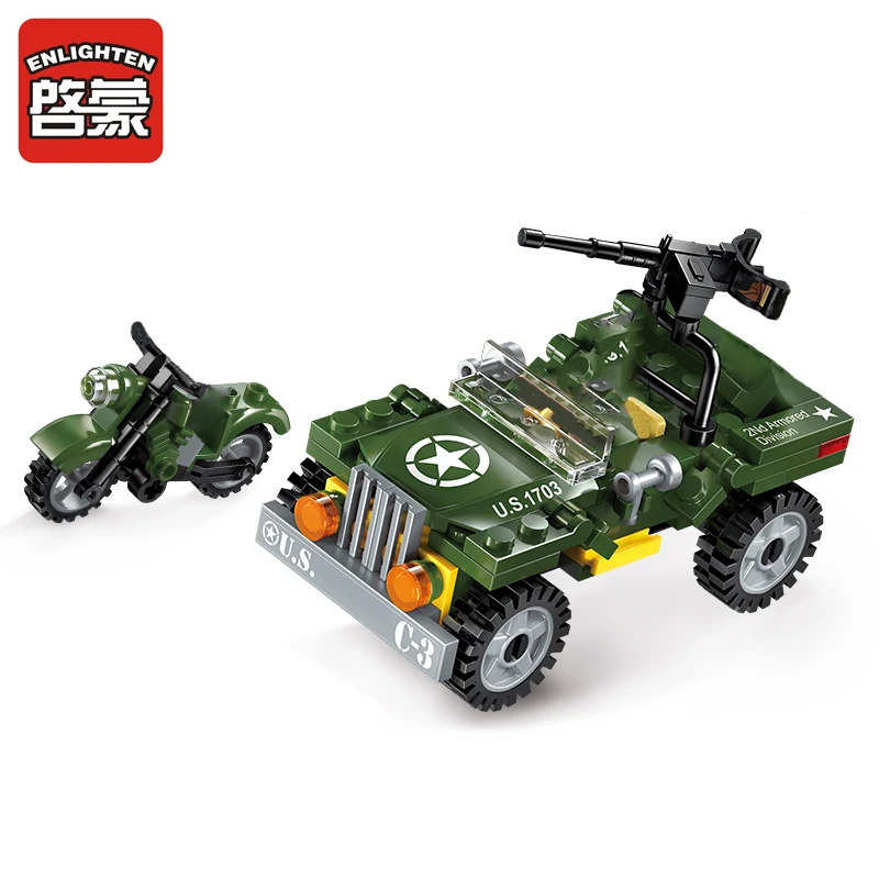 ENLIGHTEN Военная серия локализация модель строительные блоки фигурка кирпич