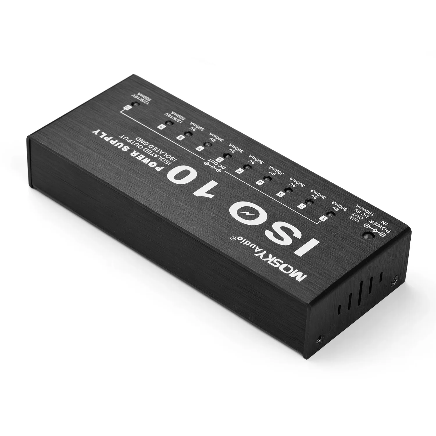 MOSKY ISO-10 портативный блок питания для гитарных эффектов 10 изолированный выход