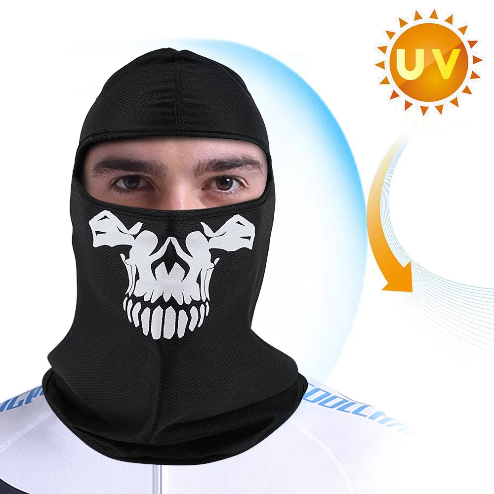 Мотоцикл Защитный лицевой щиток летние Череп Призрак Маске полный уход за кожей