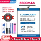 Аккумулятор LOSONCOER BN37 на 5600 мА  ч для Xiaomi Mi Redmi6, Redmi 6, Redmi 6A, Redmi6A, Redrice, 6 элементов питания + номер отслеживания