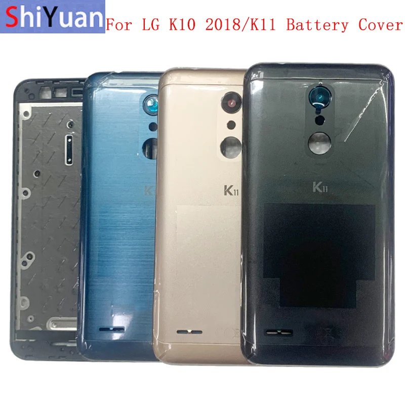 

Battery Cover Rear Door Housing Back Case For LG K10 2018 K11 Battery Cover with Middle Frame Logo Replacement Parts