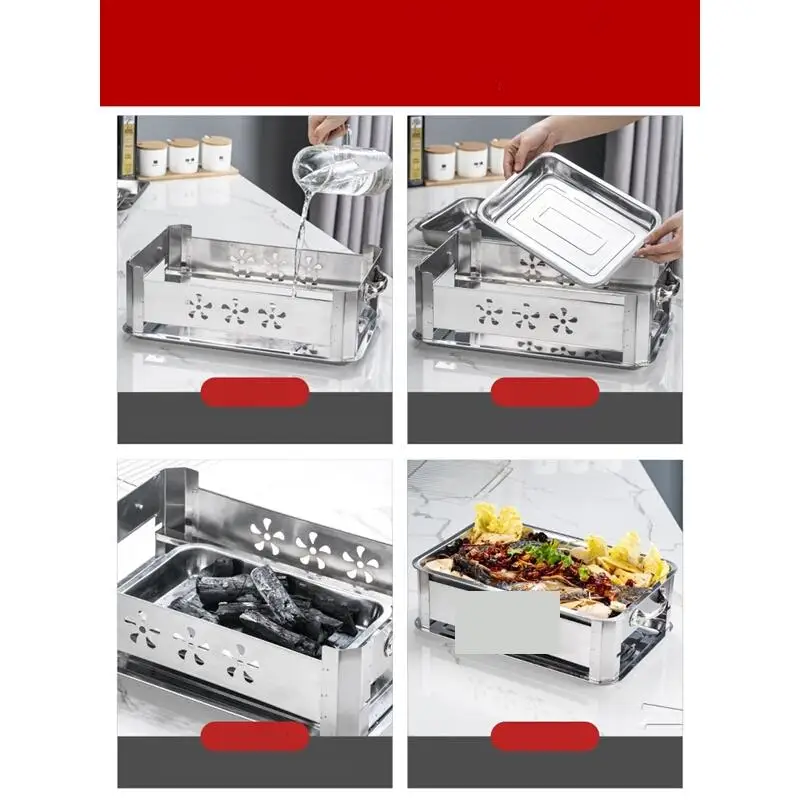 

Bbq Kitchen Mini Barbeque Churasqueira Portable Commercial Grill for Outdoor Parrilla Barbacoa Seafood Fish Barbecue Plate