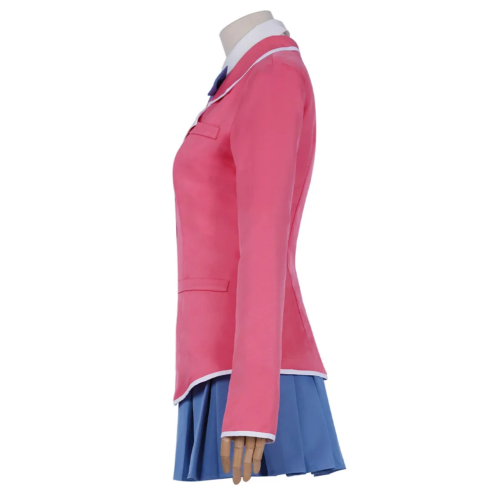 Костюм для косплея масаки Киоко розовая униформа пальто + юбка костюмы наряды на