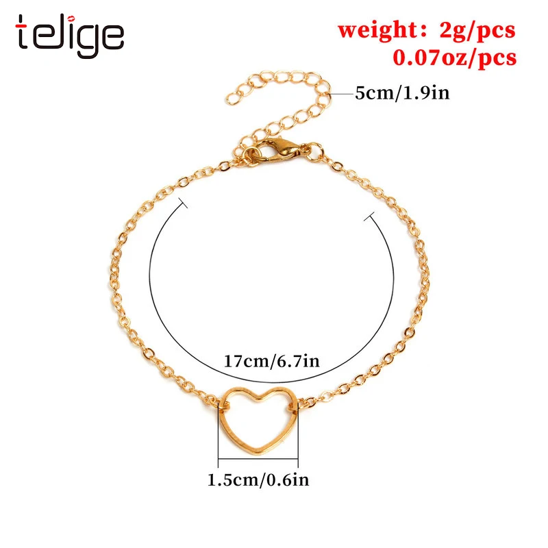 Женский браслет из нержавеющей стали с регулируемой цепочкой очаровательный для