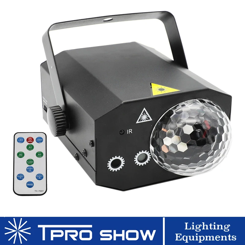 Лазерный проектор с дистанционным управлением светодиодный RGB волшебный шар
