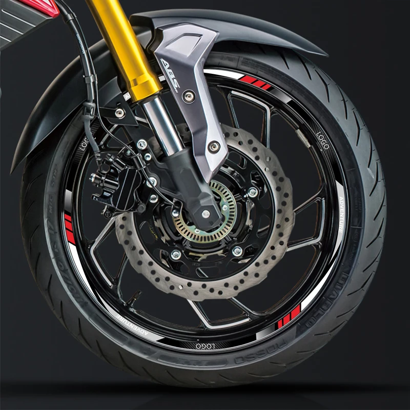 

Vinyle Reflective Sticker 17 Inch Motorcycle Wheel Decal Waterproof 17LG-032 for Honda Suzuki YAMAHA Ducati KAWASAKI