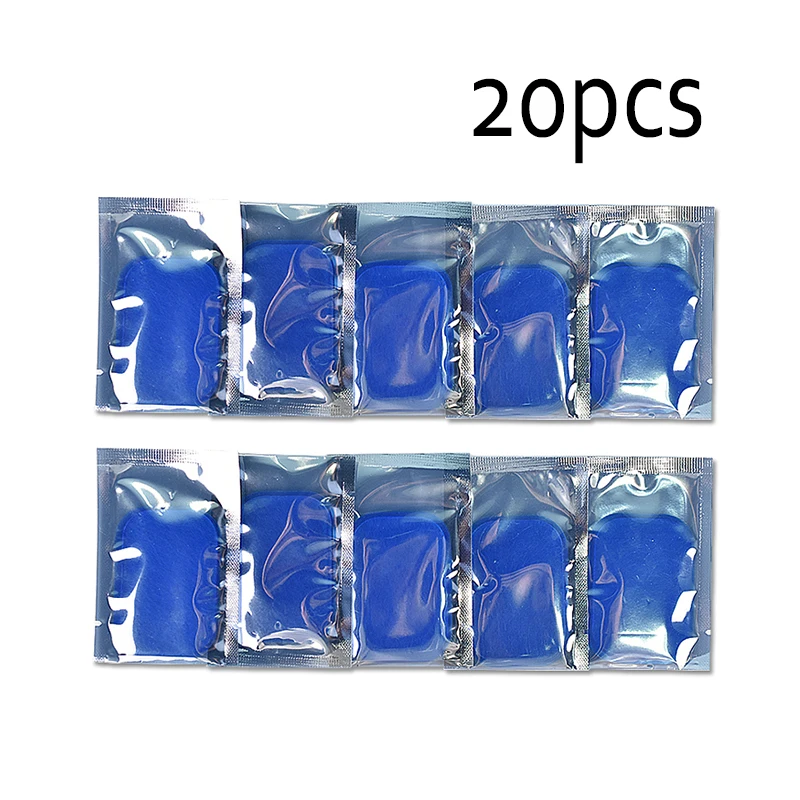 20 pcs Унисекс EMS тренажер для бедер машина для пресса беспроводной электрический стимулятор мышц ABS тренажер для похудения тела массаж дома фитнес - Цвет: 20 pcs