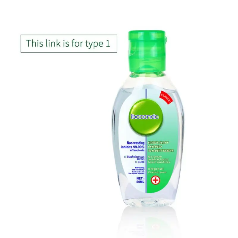 Рекомендуемый 50 мл Быстросохнущий гель для мытья рук одноразовый