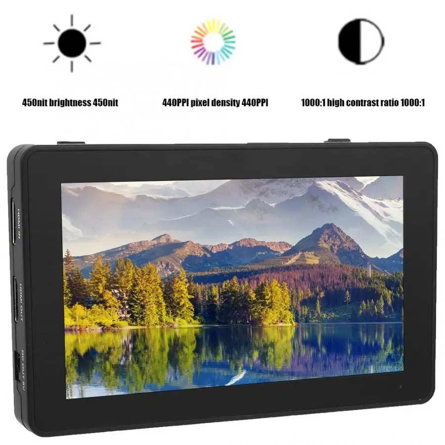 Billig FEELWORLD F6 PLUS 4K Monitor 5,5 Zoll Auf Kamera DSLR 3D LUT Touchscreen IPS FHD 1920x1080 Video 4K HDMI Feld Monitor Dslr