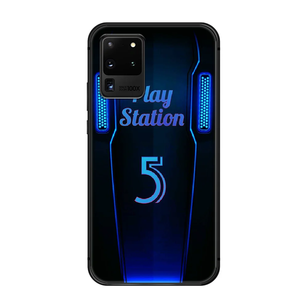

PlayStation 5 ps Game Phone Case Cover Hull For Samsung Galaxy S 6 7 8 9 10 e 20 edge uitra Note 8 9 10 plus black funda luxury