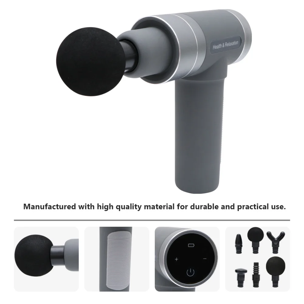 

1pc Electric Fascia Massager USB Charging Muscle Relaxation Massager Vibration Fitness Equipment Muscle Massager (Purple)