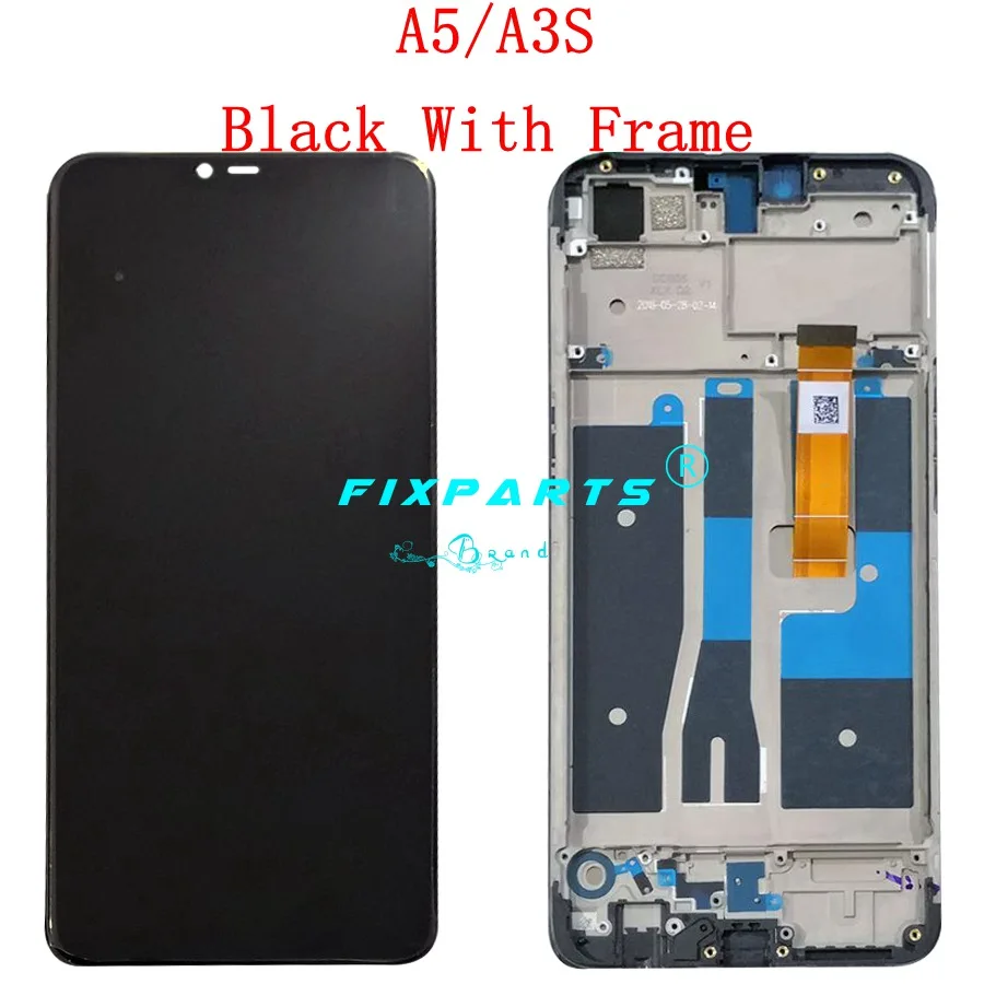 ЖК-дисплей A5 OPPO A3S сенсорный ЖК-экран дигитайзер CPH1803 CPH1805 полная Asselbly Замена F7 A3 LCD