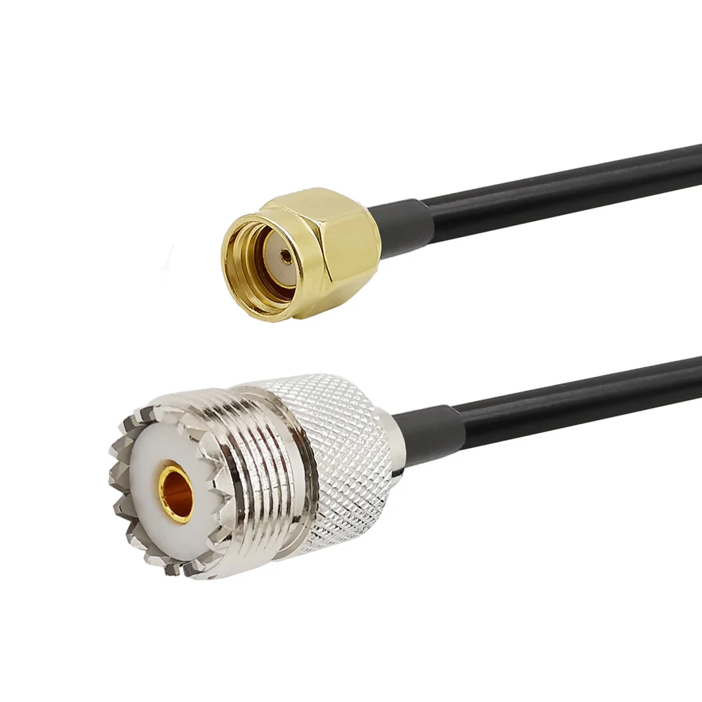 UHF PL 259 мама к RP SMA Male LMR200 RF кабель SO 239 разъем для Yaesu Icon Alinco Kenwood 'd xun &amp TYT