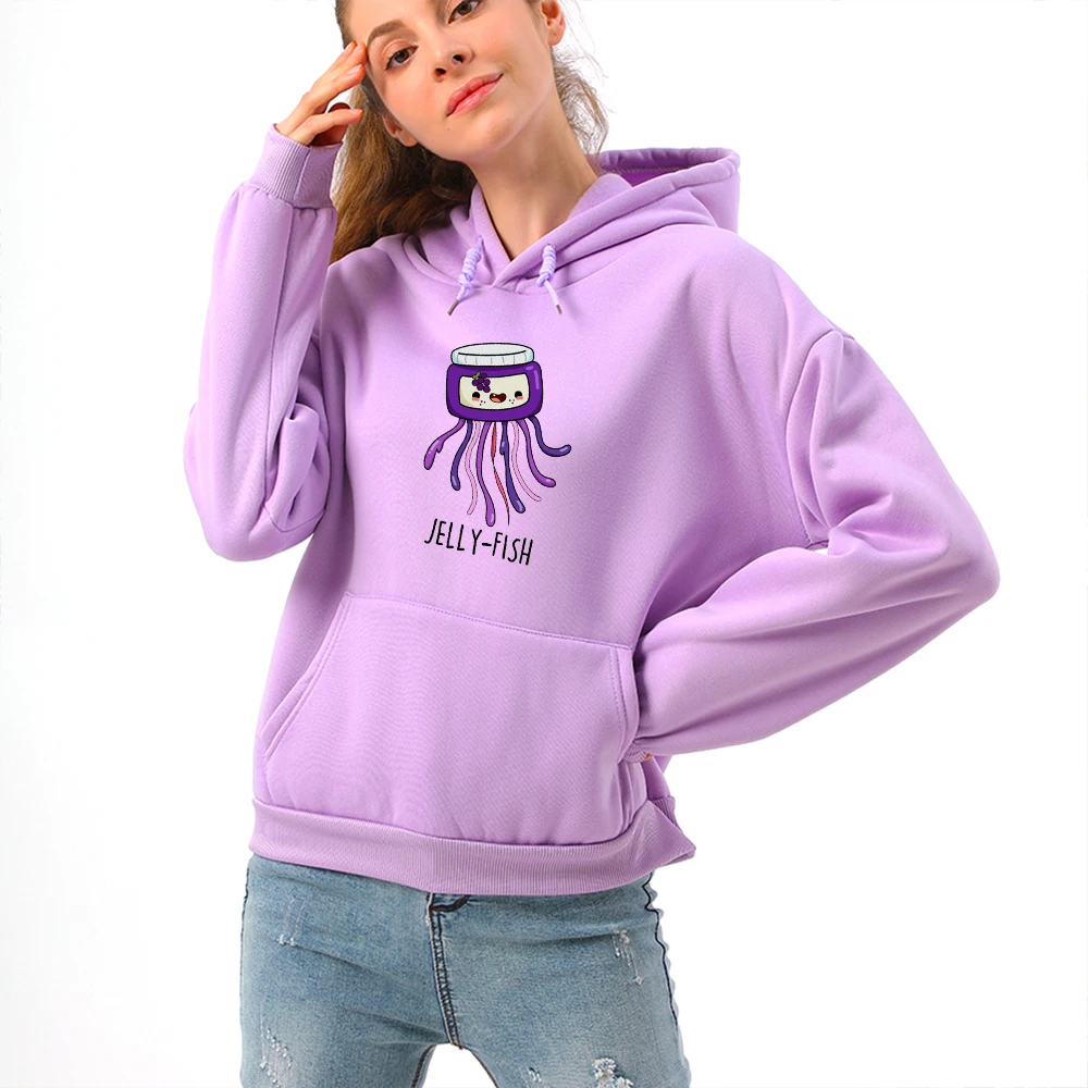 Sweatshirt with A Hood Sweatshirt Cartoon Sweatshirts Womens Purple Kawaii Hoodies Female Sweetshirts for Girls Bluzy Damskie