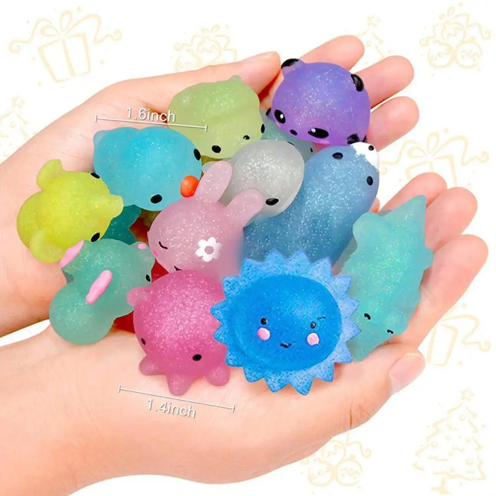 

5 шт. симпатичная мягкая кошка Mochi медленно восстанавливающая форму сжимаемая восстанавливающая форму детская цветная Веселая случайная иг...