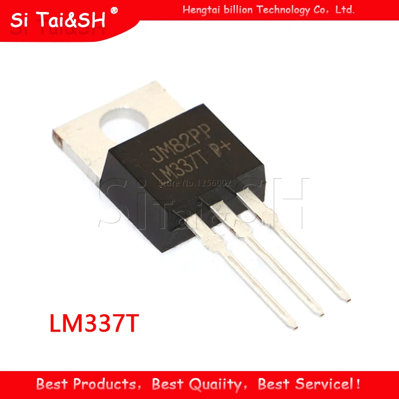 10 шт./лот LM337T LM337 TO-220 Новый регулятор с отрицательным регулируемым регулятором