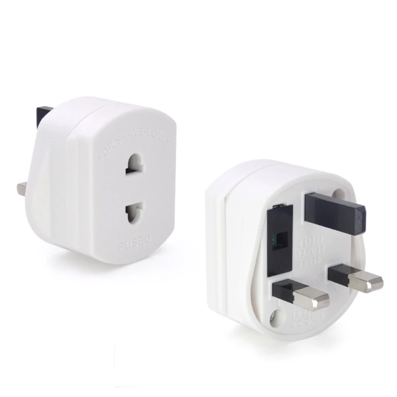 Socket 2 Pin To 3 Pin Converter For Electric Razor
