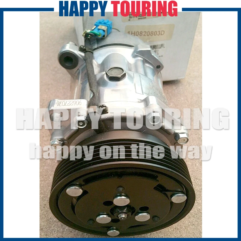 Новый компрессор SD7V16 A/C 93-98 для VW Passat Jetta Golf 95-02 Cabrio 1H0820803D 1H0820803DX CO 1100JC | Автомобили и