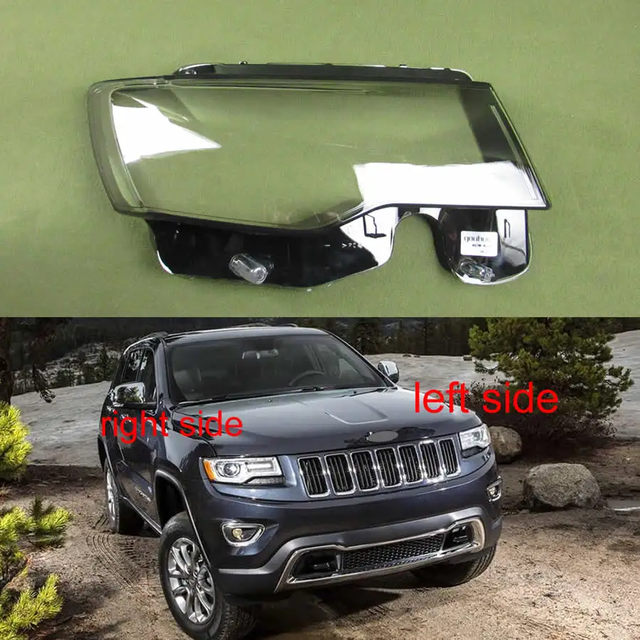 Для JEEP Grand Cherokee 2014 2015 2016 2017 2018 2019 абажур фары крышка Стекло лампа в виде ракушки