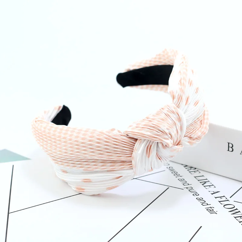 Женский обруч для волос AWAYTR в горошек аксессуар Корейском стиле|Аксессуары