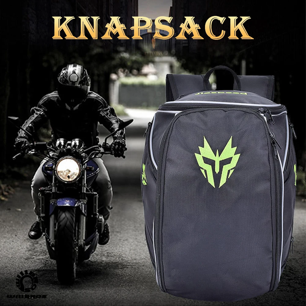 

Helmet Bag Moto Backpack Motorcycle Outdoor Riding Travel Reflective Safety Shoulder Bags Motorbike Jiaspeed Black Backpacks Men